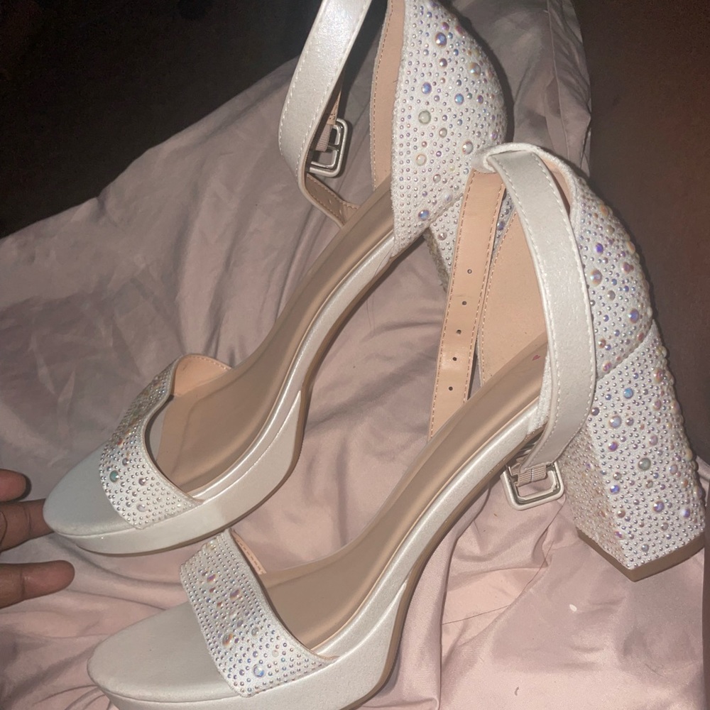 Platform Fashion nova block heels